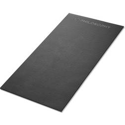 Philosophy Gym Exercise Equipment Mat 30 x 60-Inch, 6mm Thick High Density PVC Floor Mat for Ellipticals, Treadmills, Rowers, Stationary Bikes