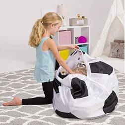 Posh Creations Kids Stuffed Animal Storage Bean Bag Chair Cover