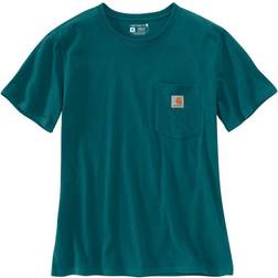 Carhartt Women's Short Sleeve Pocket T-shirt - Shaded Spruce