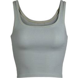 SKIMS Ribbed Crop Tank Top - Mineral