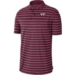 Nike Men's Virginia Tech Hokies Maroon Football Victory Dri-FIT Polo, XXXL, Red