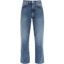 Toteme Twisted Seam Slim Jeans - Blue