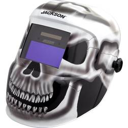 Jackson Jackson Safety Auto Darkening Welding Helmet Gray Matter Graphics Fixed Shade