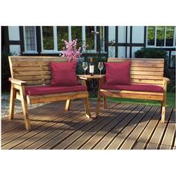 Charles Taylor Twin Set Angled Garden Bench