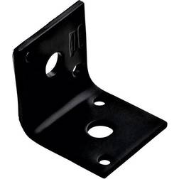 National Hardware 1.65 H X 1.5 W X 0.125 D Black Carbon Steel Inside/Outside Corner Brac