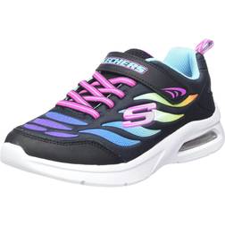 Skechers Kids Girls MICROSPEC MAX-AIRY Color Black/Multi, Toddler