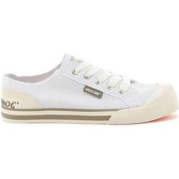 Rocket Dog Jazzin White Canvas Trainers