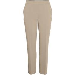 Pieces Pcbosella Tapered Trousers - White Pepper