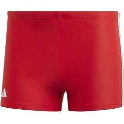 adidas Classic 3-Stripes Swim Boxers - Better Scarlet/White