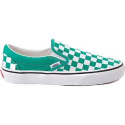 Vans Womens Classic Slip On Womens Shoes Green/White