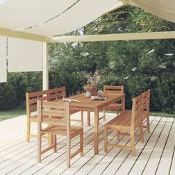 vidaXL 5 Piece Garden Patio Dining Set, 1 Table incl. 4 Chairs