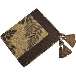 Riva Home Fern Floral Jacquard Woven Blankets