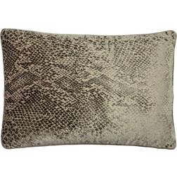 Paoletti Python Cushion Complete Decoration Pillows Gold, Beige