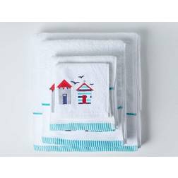 Homescapes Hut Bath Towel Red, White, Blue