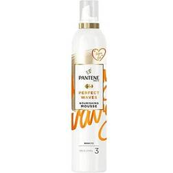 Pantene pro-v perfect-waves nourishing & heat protection hair mousse 200ml