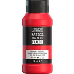 Liquitex Basics Fluid akrylmaling 151 Cadmium Red Medium Hue 118 ml