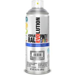 Pintura En Spray Pintyplus Evolution RAL 7012 400 ml Base de Agua Basalt Grey Transparente, Gris