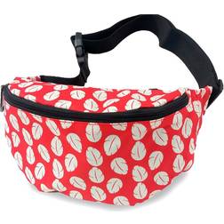 Lilo & Stitch Leaves Dress Fanny Pack Black/Brown/Red One-Size