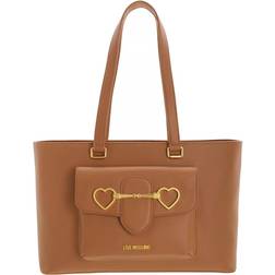 Moschino Love Damen Schultertasche, Leder