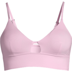 Casall Triangle Cut-Out Bikini Top - Clear Pink