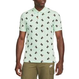 Nike Dri-fit Printed Slim Polo Herrar Mint