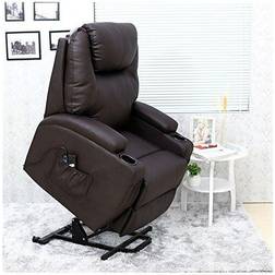 More4Homes Cinemo Heated Massage Rise Armchair
