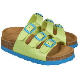 Lico Pantoletten KIDS in lemon/blau