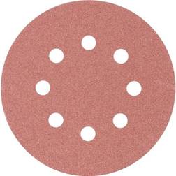 Pferd KSS 125 8 L A 120 45017012 Router sandpaper Punched Grit size 120 Ø 125 mm 25 pcs