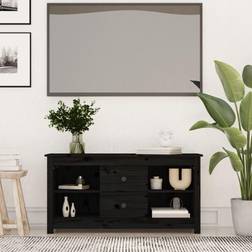 vidaXL 103x36,5x52 massivt fyrretræ TV-bord