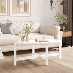 vidaXL Massivt Fyrretræ 118 x 63 x 45 cm Sofabord