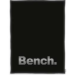 Bench Kuscheldecke Modern Filz Weiß, Schwarz, Grün