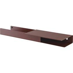 Muuto Folded Shelves Platform 62 x 5,4 Deep Red Væghylde