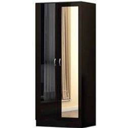 Fwstyle High Gloss Wardrobe 76x181cm