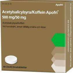 Apofri brustablett 500 3 X