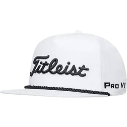 Titleist Tour Rope Flat Bill Cap - White/Black