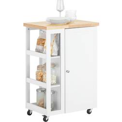 SoBuy Förvaringsmöbel FKW75-WN Rullbord