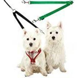 Jazooli Bunty Double Dog Pet Lead Leash Splitter Clip Collar