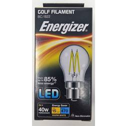 Energizer Filament Led Golf 470LM B22 Warm White Boxed S12871