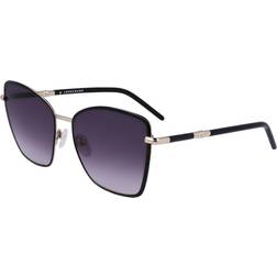 Longchamp LO167S Glasögon, Black/Gradient Smoke, 58/17/140