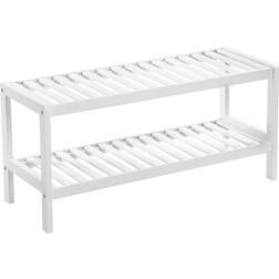 Songmics 2-Tier Bamboo Shoe Rack