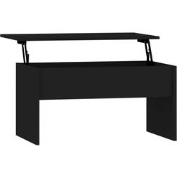 vidaXL Engineered Wood Black Coffee Table