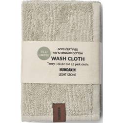 Humdakin Terry Washcloth, Stonevon Gästehandtuch Grau