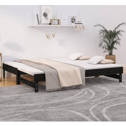 vidaXL Daybed massivt Sofa 3 personers