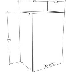 VCM Küche Küchenmöbel Wandschrank