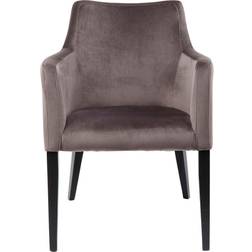 KARE 83580 Armchair Gray/Black Kitchen Chair 87cm