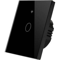 ENER-J 1 Gang Black Smart Wi-Fi Touch Switch wilko