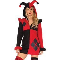 Leg Avenue Women's Cozy Harlequin Jester Halloween Costume