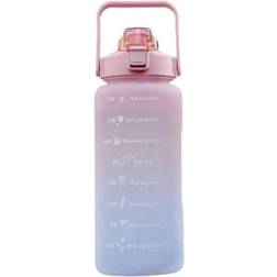 Megabilligt With Straw Water Bottle 2L