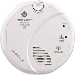 First Alert Hardwired Wireless Smoke Alarm with Photoelectric Sensor