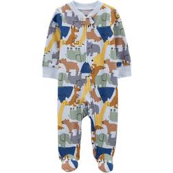 Carter Baby Boys Jungle Footed Coveralls blue/multi newborn